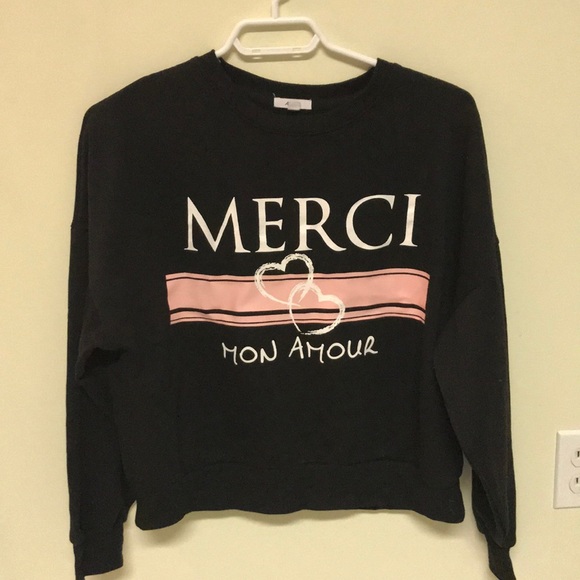 Ardene Tops - Black Sweatshirt